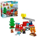 LEGO DUPLO TOWN 10473 Wóz strażacki z wężem i strażakiem