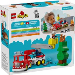 LEGO DUPLO TOWN 10473 Wóz strażacki z wężem i strażakiem