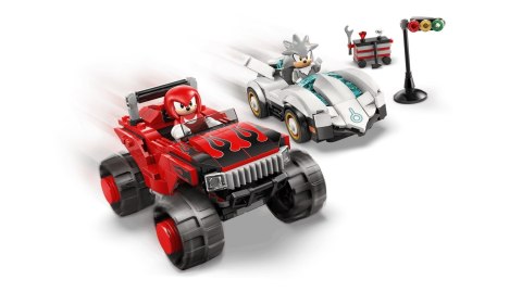 LEGO Sonic 77118 Srebrny samochód vs. monster car Knucklesa