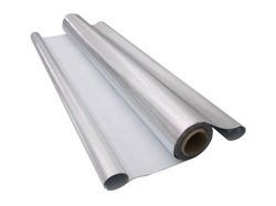 FOLIA SREBRNO-BIAŁA 100% SZCZELNA SZEROKOŚĆ 1,25M