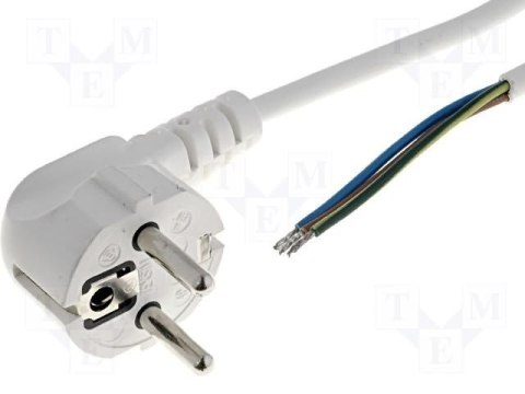 NO NAME KABEL SIECIOWY 3*1,0MM2 Z WTYCZKĄ KĄTOWĄ