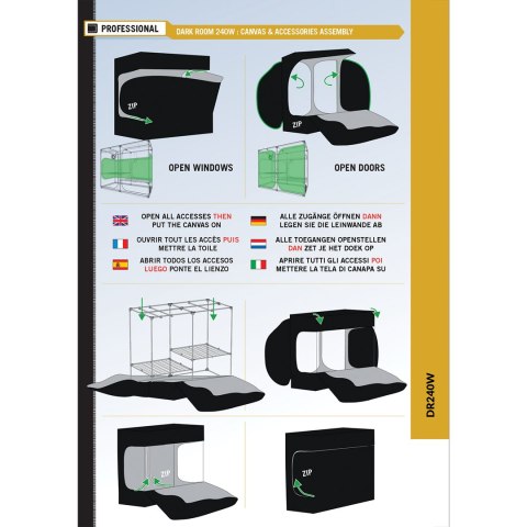 SECRET JARDIN DARK ROOM WIDE 237*120*H200 (DF25)