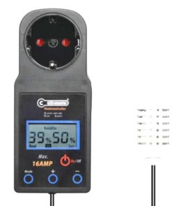 CLI-MATE KONTROLER WILGOTNOŚCI HUMI-CON 16A