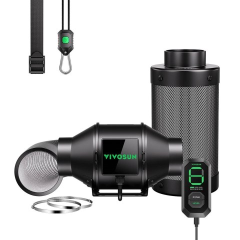 VIVOSUN ZESTAW WENTYLACYJNY 125MM 660M3/H