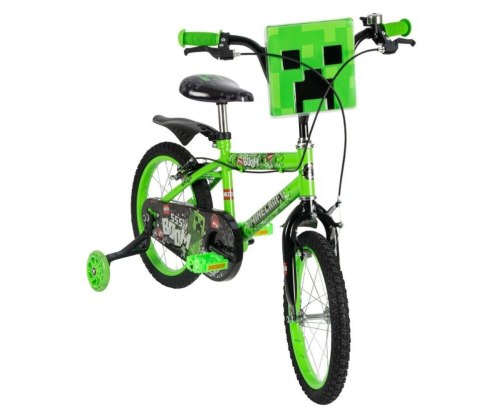 Huffy Rower Minecraft 16" Zielony 21404W (WYPRZEDAŻ)