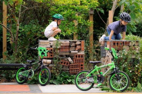 Huffy Rower Minecraft 16" Zielony 21404W (WYPRZEDAŻ)