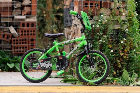 Huffy Rower Minecraft 16" Zielony 21404W (WYPRZEDAŻ)