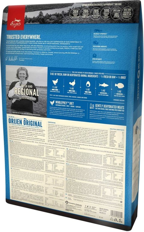 ORIJEN Original Dog 11,4kg (WYPRZEDAŻ)