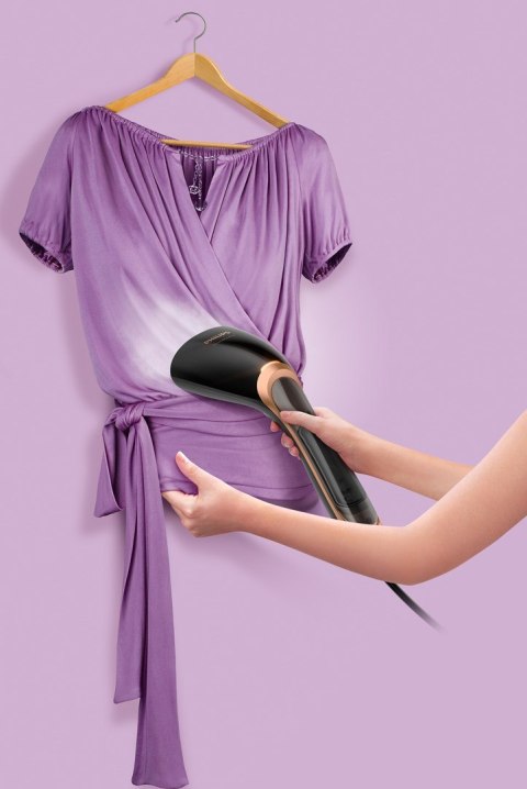 Parownica do ubrań Philips GC362/80 (1300W; kolor czarny) (WYPRZEDAŻ)