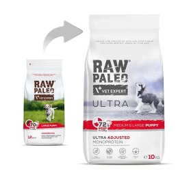 VetExpert Raw Paleo Ultra Wołowina Medium&Large Puppy 10kg (WYPRZEDAŻ)