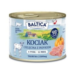 BALTICA SMAKI REGIONÓW Kociak Cielęcina z indykiem 185g 185g