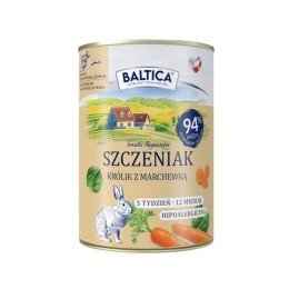 BALTICA SMAKI REGIONÓW Szczeniak Królik z marchewką 400g