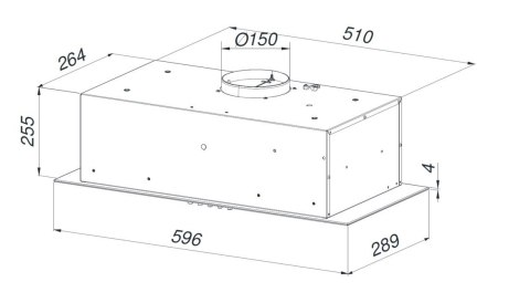Okap MAAN Ares M 60 Soft Touch satyna (WYPRZEDAŻ)