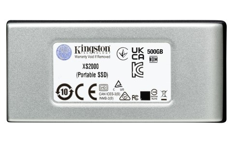 Dysk zewnętrzny SSD Kingston XS2000 (1TB; USB 3.2; srebrny; SXS2000/1000G)