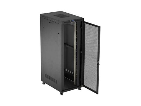 LANBERG INSTALACYJNA SZAFA STOJĄCA RACK 19" 47U 800X1200 CZARNA DRZWI PERFOROWANE LCD (FLAT PACK) V2