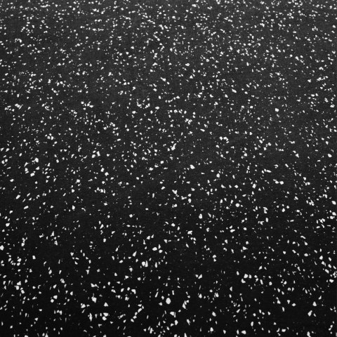 POS25 PODŁOGA GUMOWA POD SPRZĘT FITNESS BLACK/WHITE HMS