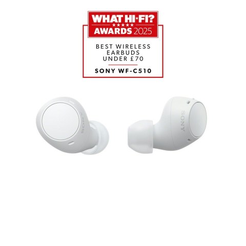 Sony WF-C510 Zestaw słuchawkowy True Wireless Stereo (TWS) Douszny Połączenia/Muzyka/Sport/Codzienność Bluetooth Biały