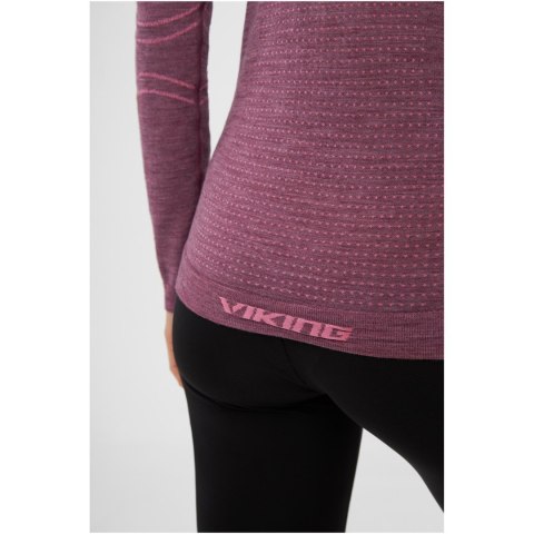 Bielizna damska VIKING Lana Pro Longsleeve Merino roz. M różowa