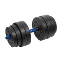 REBEL ACTIVE HANTEL BITUMICZNY REGULOWANY Z ŁĄCZNIKIEM 1X20KG, RBA-2302-1