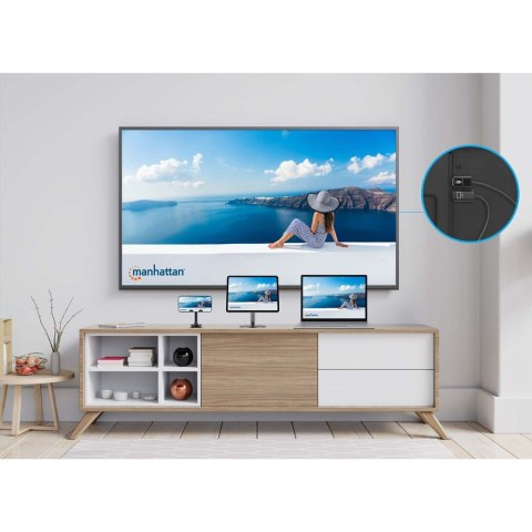 Bezprzewodowy transmiter obrazu USB-C do HDMI 1080p do 30m