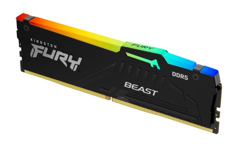 Kingston Technology FURY Beast RGB moduł pamięci 16 GB 1 x 16 GB DDR5 2800 MHz