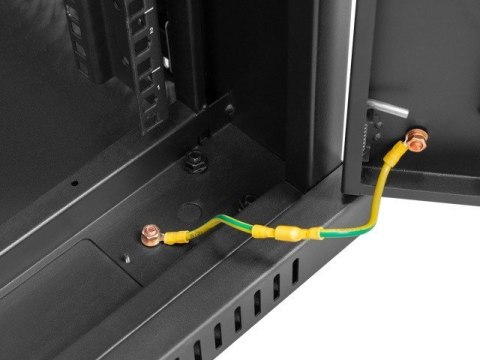 Lanberg FF01-6042-23BL stojak 42U Stojak wolnostojący Czarny