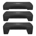 REBEL ACTIVE STEP DO AEROBIKU I ĆWICZEŃ FITNESS, 3 STOPNIE, 68 CM, CZARNY RBA-3227-BK