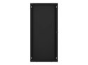 Szafa jednosekcyjna Lanberg WF01-6627-10B (27U; 1300mm / 600mm / 600 mm; wisząca; Szklane; 19''; kolor czarny)