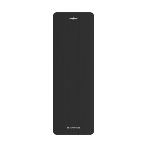 REBEL ACTIVE MATA GIMNASTYCZNA DO ĆWICZEŃ JOGA, PILATES, FITNESS, 183X61CM, GRUBOŚĆ 6MM, MATERIAŁ TPE RBA-3152-BK