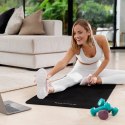 REBEL ACTIVE MATA GIMNASTYCZNA DO ĆWICZEŃ JOGA, PILATES, FITNESS, 183X61CM, GRUBOŚĆ 6MM, MATERIAŁ TPE RBA-3152-BK