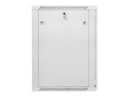 Szafa montażowe Lanberg WF01-6618-10S (18U; 900mm / 600mm / 600 mm; wisząca; Szklane; 19''; kolor szary)
