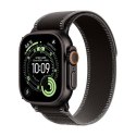 Zegarek Apple Watch Ultra 3 (2025) 5G 49mm Czarne tytanowe etui z pętlą Trail Loop S/M - Grafit