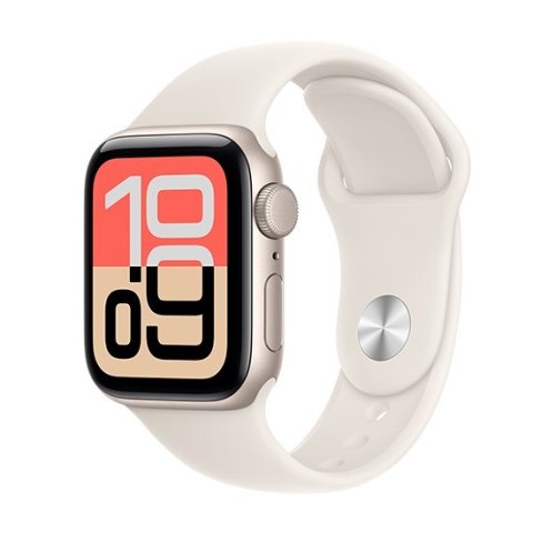 Zegarek Apple Watch SE MEH34ZR/A (3nd generation) OLED 40mm Cyfrowy 324x394px Ekran dotykowy Beżowy Wi-Fi GPS