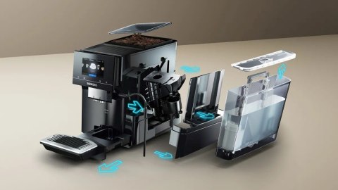 Ekspres ciśnieniowy Siemens TP713RO9 EQ700 (czarny; 19 barów) (OUTLET)