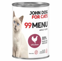 John Dog 99 menu dorosły kurczak karma mokra dla kota 400g