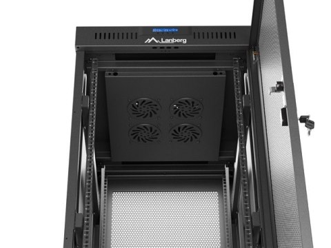 Lanberg FF01-6832-23BL stojak 32U Stojak wolnostojący Czarny