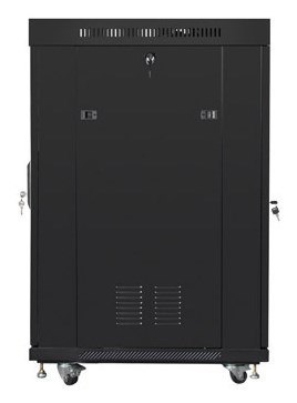 Lanberg FF01-8822-23BL stojak 22U Stojak wolnostojący Czarny