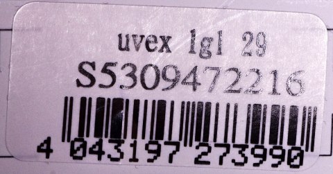 OKULARY UVEX LGL 29 CZARNY