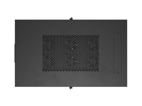Szafa instalacyjna rack stojąca 19" 32U 600x1000 czarna drzwi perforowane LCD Lanberg (Flat Pack)