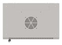 Szafa instalacyjna rack wisząca 19" 4U 540X350 szara drzwi przeszklone Lanberg (flat pack)