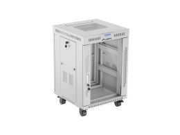 Lanberg FF01-6615-12SL stojak wolnostojący 15U Szary