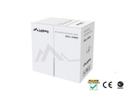 Lanberg LCU5-12CU-0305-B kabel sieciowy Niebieski 305 m Cat5e U/UTP (UTP)