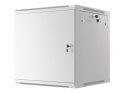 SZAFA INSTALACYJNA RACK WISZĄCA 19" 12U 600X600 SZARA DRZWI METALOWE (FLAT PACK)