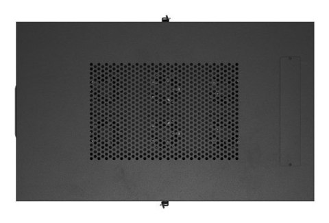 Szafa instalacyjna rack stojąca 19" 32U 600x1000 czarna drzwi przeszklone LCD Lanberg (flat pack)