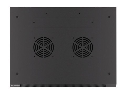 Szafa jednosekcyjna Lanberg WF01-6427-10B (27U; 1300mm / 600mm / 450 mm; wisząca; Szklane; 19''; kolor czarny)