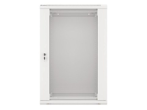 Szafa rack Lanberg WF01-6418-10S (18U; 901mm / 600mm / 450 mm; wisząca; Szklane; 19''; kolor szary)