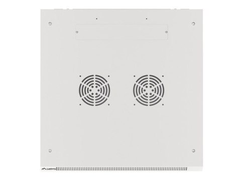 Szafa rack Lanberg WF01-6615-10S (15U; 769mm / 600mm / 600 mm; wisząca; Szklane; 19''; kolor szary)