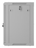 Szafa instalacyjna RACK wisząca 19" 12U 600X450 szara drzwi perforowane Lanberg (flat pack)