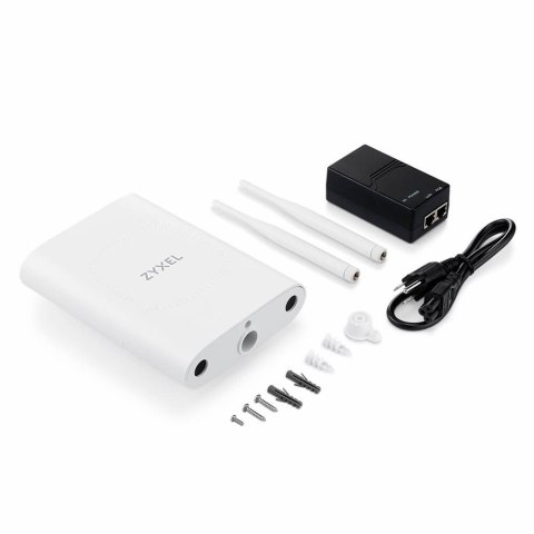 Access Point Wi-Fi 7 Zyxel Outdoor IP55 NWA55BE 2.4GHz(2x2)/5GHz(2x2) PoE+ 1x2.5G (zasilacz w kpl.)