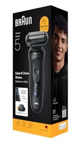 Braun Shaver | 52-N1200s Series 5 | Operating time (max) 50 min | Wet & Dry | Lithium Ion | Black